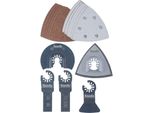 Kwb 708900 Set Di Accessori Per Utensili Multifunzionali 17 Pezzi