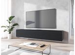 Mobile Porta Tv Con Illuminazione Led 180 Cm Willa D - Nero Grafite 2