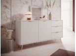 Cassettiera Ampia Combinata Cartage - Beige