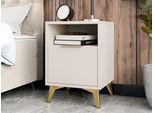 Comodino Xela - Beige Sabbia