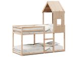 Vidaxl Letto A Castello Senza Materasso 90X200 Cm In Legno Di Pino Massiccio