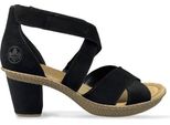 Rieker 66579-00 Sandalo Nero 3082