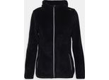 Cmp Damen Fix Hood Pilejacke 83UF NERO-GRAFFITE 40