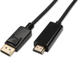 Cavo Displayport-Hdmi Nero 4K 60Hz 2M Highspeed DP-HDMI (80297)