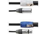 Eurolite Cavo Combinato Dmx P-Con/3 Pin Xlr 3M