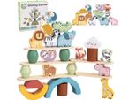 Woopie Green Puzzle In Legno Con Animali
