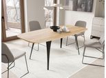 Tavolo Da Pranzo Allungabile Stiwi - Rovere Kraft Oro / Nero
