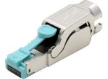 Connettore Easylan RJ45 Cat. 6A Schermato, Per Cavo/Filo, Montaggio Senza Attrezzi (21.17.3138)