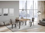 Itamoby - Tavolo Allungabile 140/244X90 Cm Rio Quercia Natura Gambe Antracite