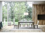 Itamoby - Tavolo Allungabile 160/264X90 Cm Rio Cemento Gambe Antracite