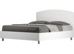 Ityhome - Letto Con Rete 160X190 Bianco Frassino Dora