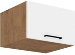 Mobile Cucina Superiore Chiuso 60 Cm Zhilan 2 - Rovere Lancelot / Bianco Lucido