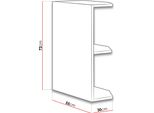 Mobile Cucina Angolare Inferiore 30 Cm Zhilan - Rovere Lancelot
