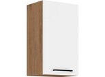 Mobile Alto Da Cucina 45 Cm Zhilan - Rovere Lancelot / Bianco Lucido
