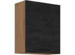 Mobile Cucina Superiore A Un'anta 60 Cm Zhilan - Rovere Lancelot / Legno Scuro