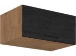 Mobile Cucina Superiore Chiuso 80 Cm Zhilan 2 - Rovere Lancelot / Legno Scuro