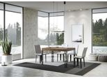 Itamoby - Tavolo Allungabile 140/224X80 Cm Ghibli Noce Gambe Antracite