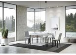 Itamoby - Tavolo Allungabile 140/244X90 Cm Ghibli Bianco Frassino Gambe Antracite