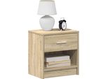 Vidaxl Comodini 2 Pezzi Con Cassetto Sonoma-Quercia 39X28X41 Cm