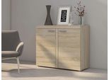 Cassettiera Stretta Con Ante Thise - Rovere Sonoma