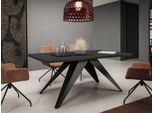 Tavolo Da Pranzo Allungabile 140X80 Cm Edgar - Nero