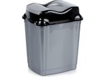 Contenitore Per Rifiuti In Plastica Grigio 9 L