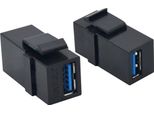 Value Modulo Keystone Usb 3.2 Gen 1, Tipo A/A, Nero