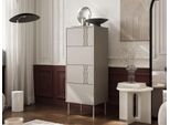 Cassettiera Stretta Con Cassetti Hartsele - Beige