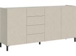 Itamoby - Madia 3 Ante/4 Cassetti 174X40X84 Cm Solaria Cashmere