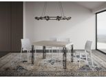 Itamoby - Tavolo Allungabile 140/244X90 Cm Ghibli Cashmere Gambe Antracite