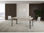 Itamoby - Tavolo Allungabile 200/304X90 Cm Ghibli Cashmere Gambe Antracite