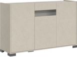 Itamoby - Madia 3 Ante 130X40X81 Cm Riflesso Cashmere