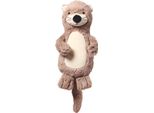 Babyono Otter Maggie Otter Peluche Con Sonaglio, Beige-Marrone