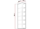Pensile Da Cucina Superiore 15 Cm Fryzia - Bianco