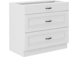 Mobile Cucina Con Cassetto Inferiore 80 Cm Fryzia - Bianco