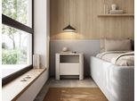 Comodino Betty - Cashmere / Oro