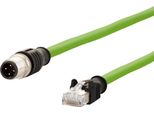 Cavo Di Collegamento Metz Connect M12 ST-RJ45 St, RJ45 A 4 Poli Con Codice D, 5 M