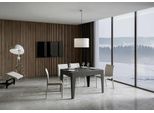 Itamoby - Tavolo Allungabile 120/180X90 Cm Cico Antracite Spatolato