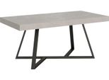 Ityhome - Tavolo Allungabile 180/284X90 Cm Booster Cashmere Gambe Antracite