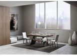 Itamoby - Tavolo Allungabile 180/440X90 Cm Baita Evolution Noce Telaio E Gambe Antracite
