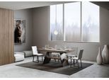 Itamoby - Tavolo Allungabile 160/264X90 Cm Baita Noce Gambe Antracite