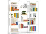 Relaxdays Libreria Industriale 14 Ripiani
