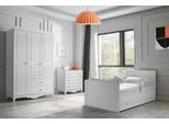Set Letto Armadio Cassettiera Design Moderno Camera Dei Bambini Elegante 3 Pezzi
