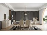 Set Da Pranzo Sala Da Pranzo Tavolo Da Pranzo Sedie Credenza Rtv 10 Pezzi Tavolo Beige