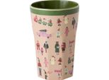 Tazza In Melamina Rice Grande - Stampa Festiva 400Ml