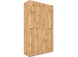 Itamoby - Credenza Alta 4 Ante 100X35X165 Cm Elios Quercia Natura