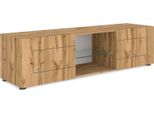 Itamoby - Porta Tv 2 Ante Con Vano A Giorno 150X40X40 Cm Elios Quercia Natura