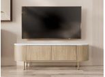 Mobile Tv Tangier - Rovere Cremona / Marmo Nero / Oro