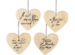 Cuore Commemorativo In Legno Con Incisione Per Il Lutto E Il Ricordo, 8 Pezzi