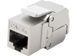 Roline Connettore Keystone RJ45 Cat. 6A, Schermato, 180°, Montaggio Senza Attrezzi (21.17.0326)